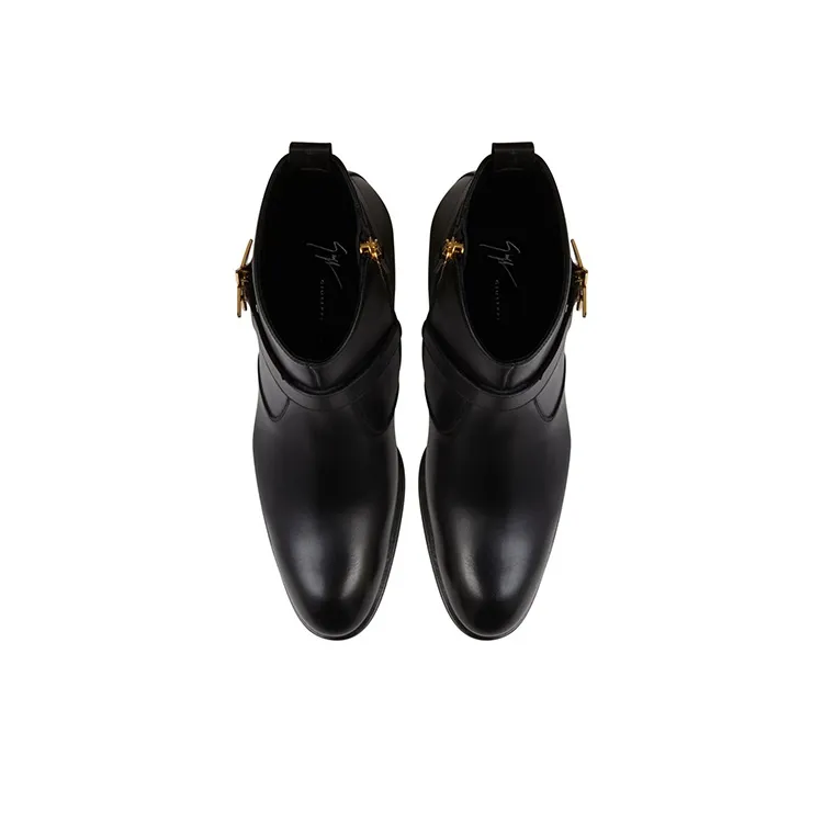 Giuseppe Zanotti/GZ Sheldon Star Ankle Boots Men's Black-3