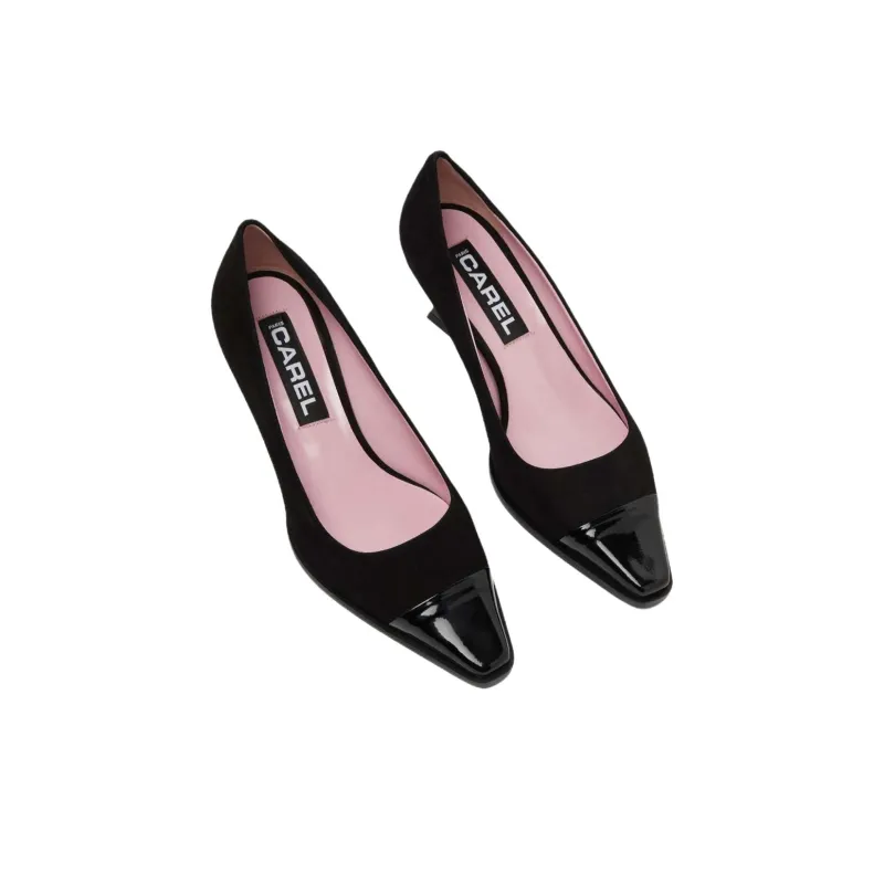 Carel Mathilde Irregular Heel High Heels 5cm Women's Black-4