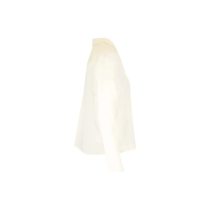THEORY Notched Lapel Blouse-2