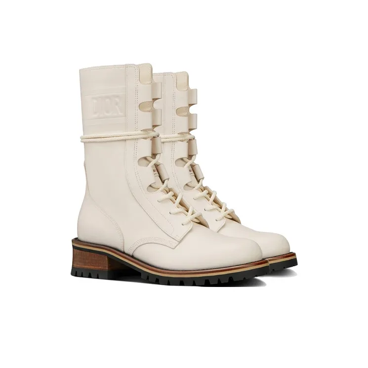 DIOR Crew Martin Boot Women's White-4