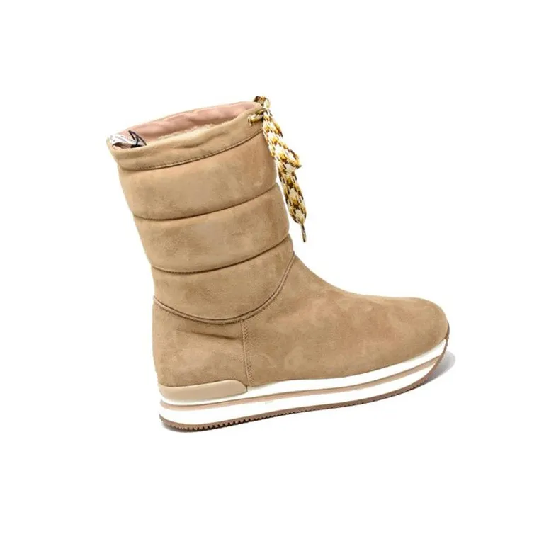 HOGAN H222 Ankle Boots Women's Beige Yellow-2