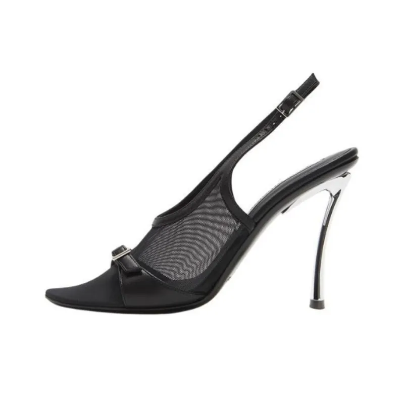 Acne Studios Slim Heel High Heels 8.5cm Women's Black-0