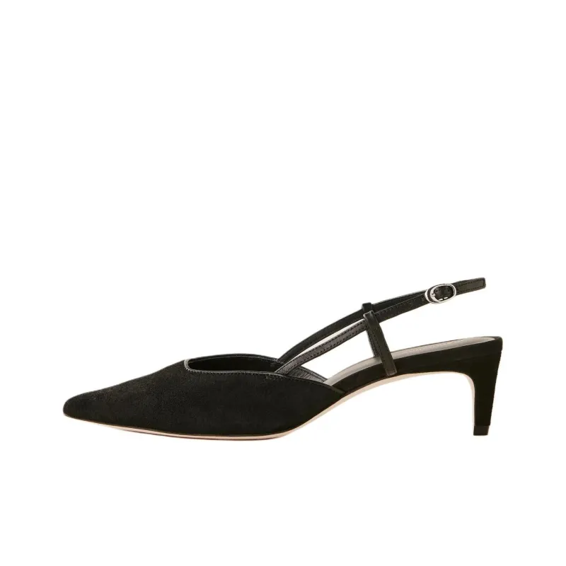 REFORMATION Wilder High Heels 5cm Women's Black-0