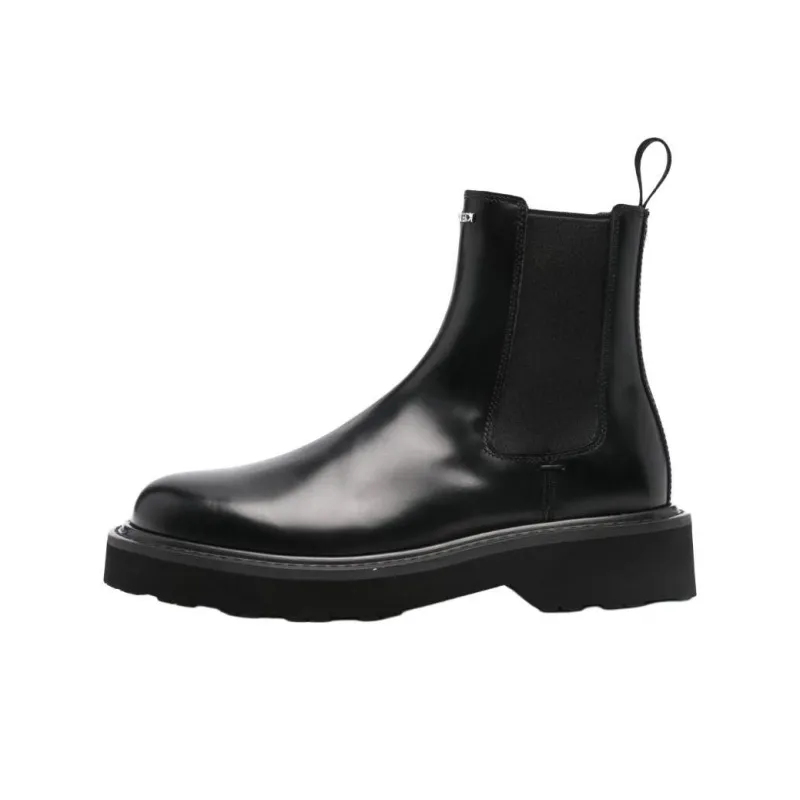 KENZO Ukio Short Chelsea Boots 3.5cm Women's Black-0