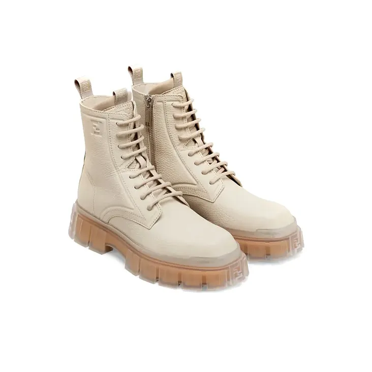 FENDI Fendi Force Martin Boot Men's Beige-2