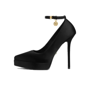 VERSACE Lycia Satin Platform Pumps