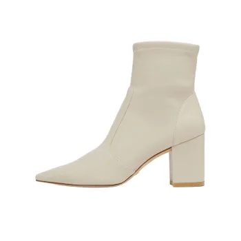 Stuart Weitzman/SW Ankle Boots 7.5cm Women's White