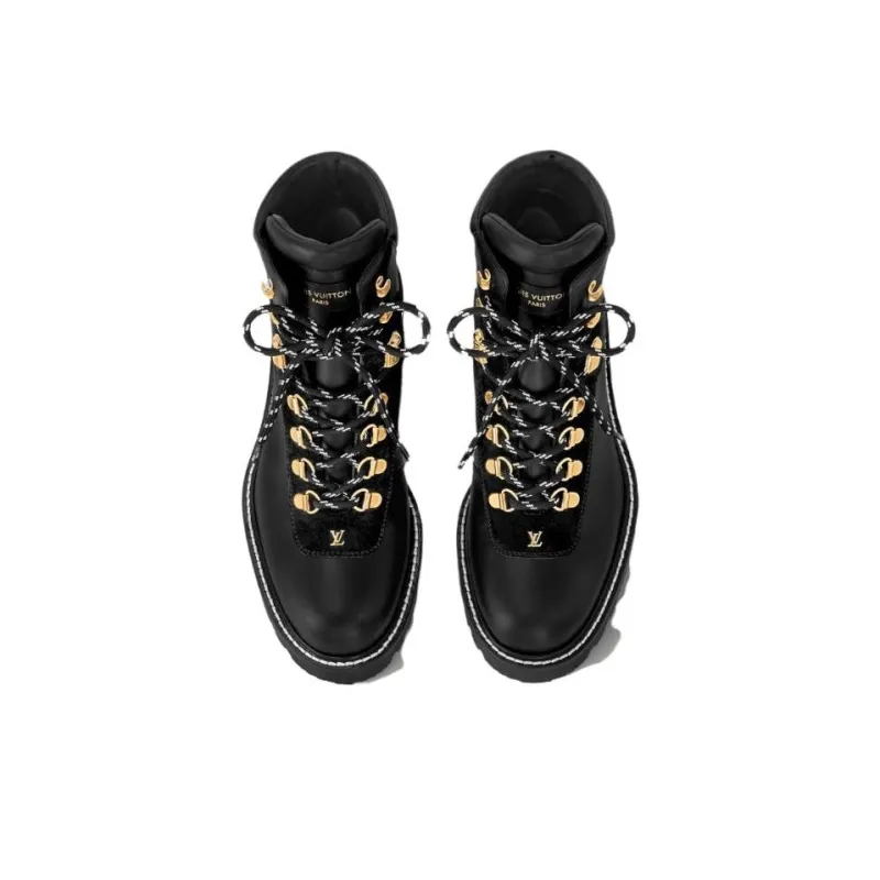 LOUIS VUITTON Territory Short Martin Boot Women's Black-3