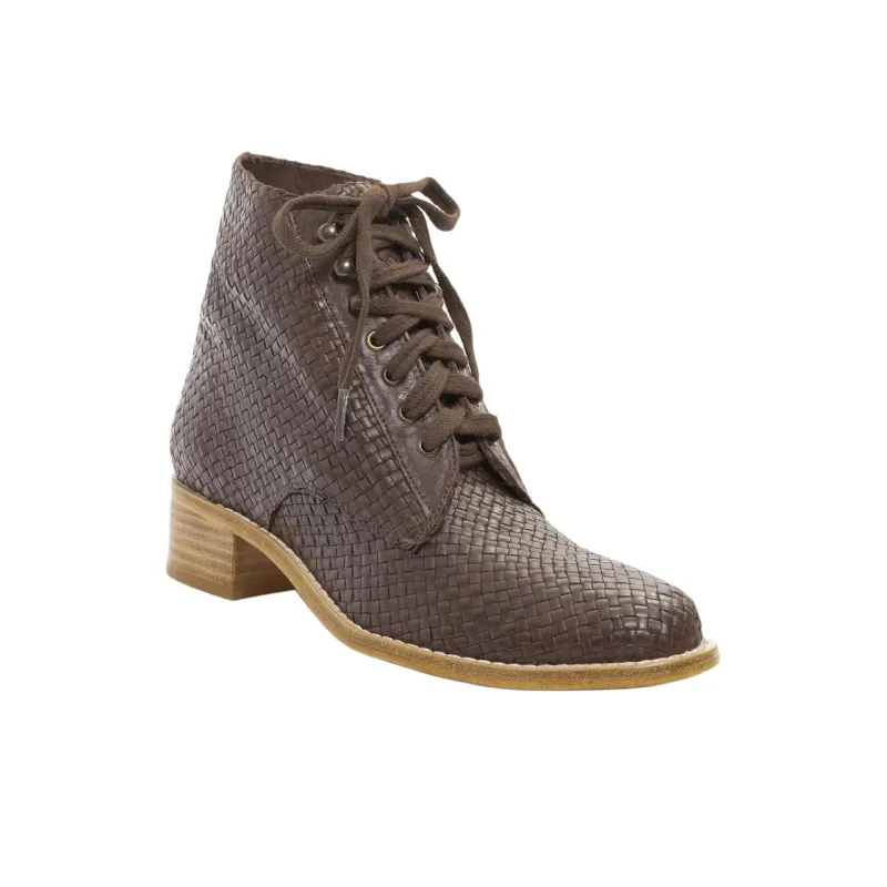 Sarah Chofakian Tresse Ankle Boots Women's Brown-2