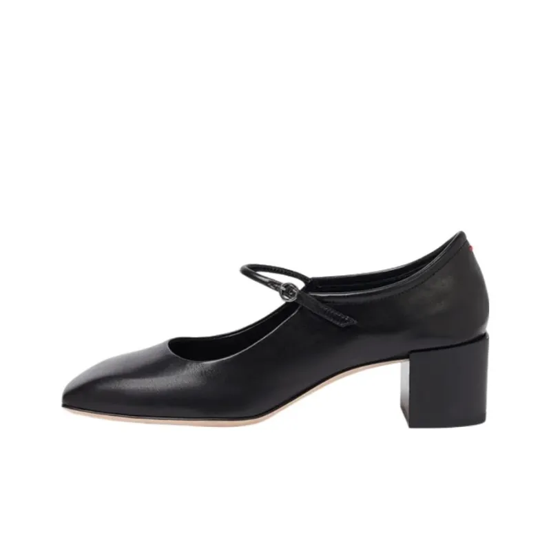 Aeyde Chunky Heel High Heels Women's Black-0