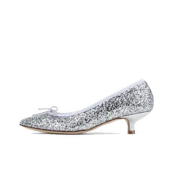 Repetto Slim Heel High Heels 3cm Women's Silver
