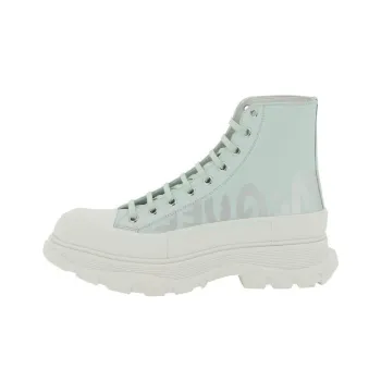 Alexander McQueen Logo Printed High Top Sneakers