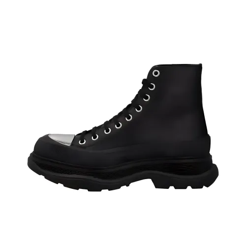 Alexander McQueen Tread Slick Ankle Boots Men's Black