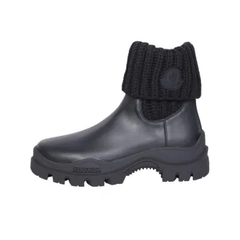 Moncler Knitted Panel Boots Women's