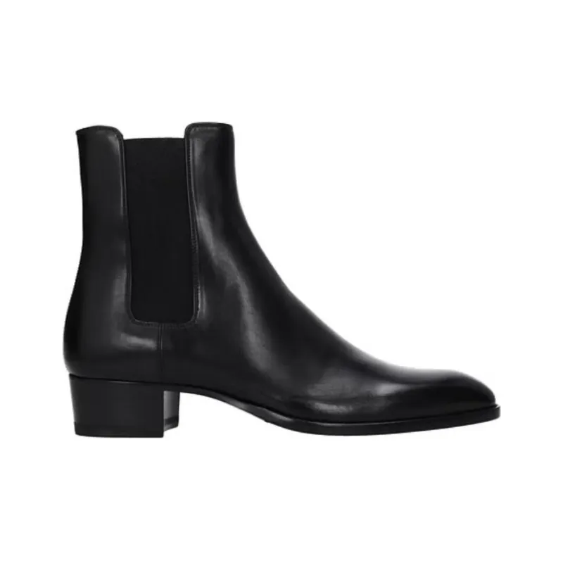SAINT LAURENT Wyatt Chelsea Boots-1