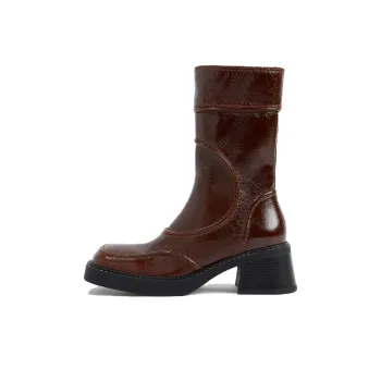 MIISTA Ankle Boots 6cm Women's Burgundy