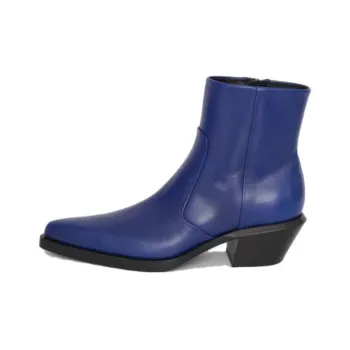 OFF-WHITE Ankle Boots 6cm Men's Blue