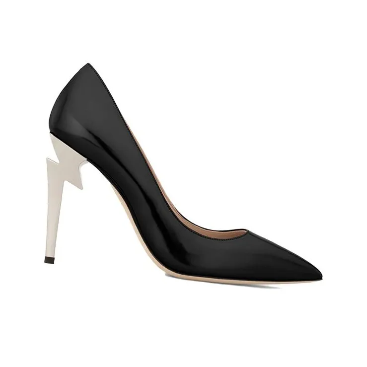 Giuseppe Zanotti/GZ Slim Heel High Heels 7cm Women's Black-1