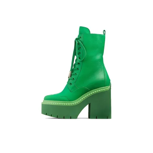 MEISHAONVZHANSHI x Jimmy Choo Sailor Jupiter Boot 120 Ankle Boots 12cm Women's Green Sailor Jupiter, Maki Kimino