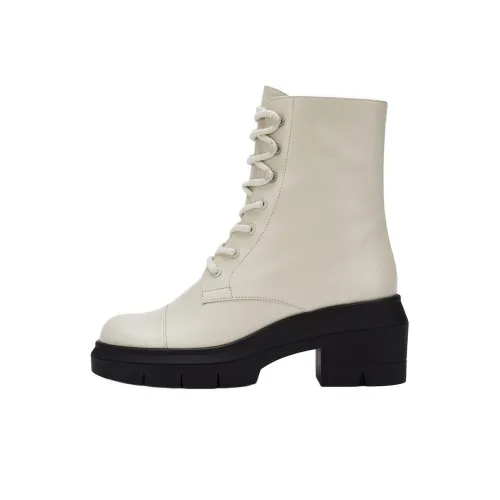 Stuart Weitzman/SW Nisha Ankle Boots 4cm Women's Ecru