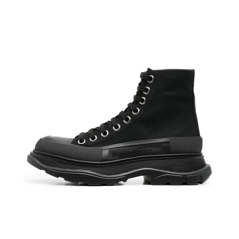 Alexander McQueen Tread Slick Boots 'Core Black' Women's-0
