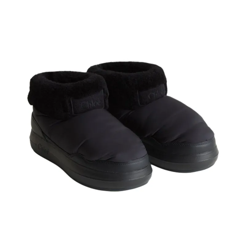 Chloe Polar Ankle Boots 3.5cm Women's Black-2