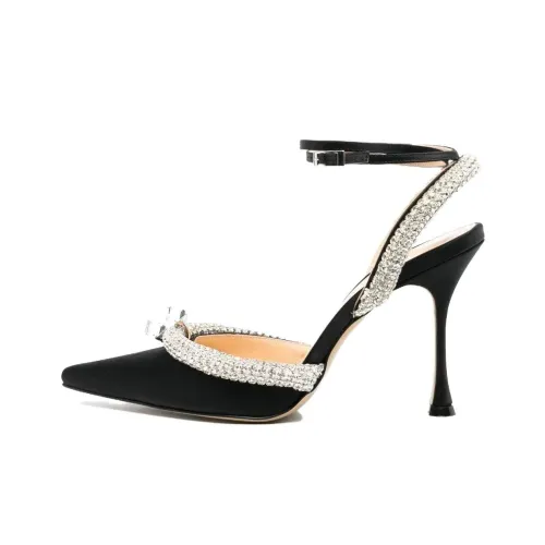 MACH & MACH Slim Heel High Heels Women's Black