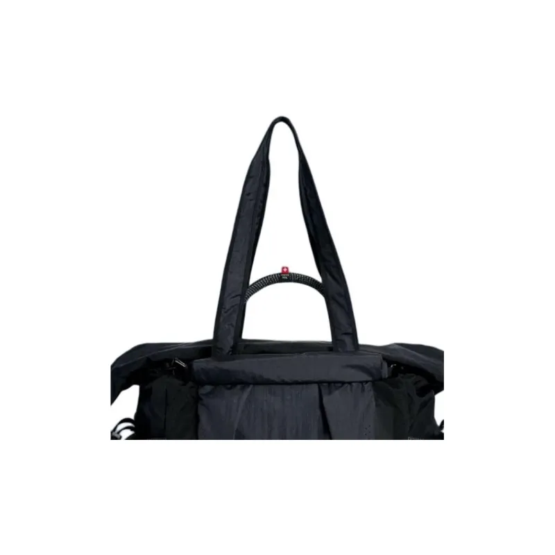 On Recycled Material One Shoulder Handbag Regular Unisex Black-4