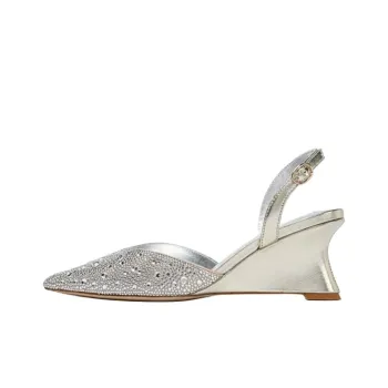 NICOLI Oriana Wedge Heel High Heels 7cm Women's Gold