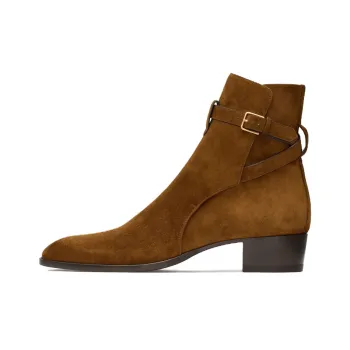 SAINT LAURENT Wyatt Jodphur Boots