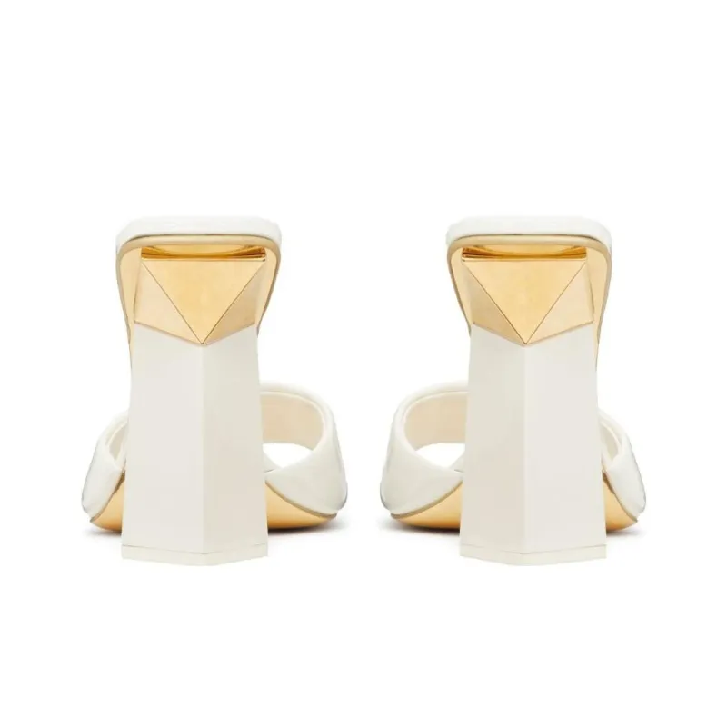 Valentino Garavani One Stud Hyper 105mm Leather Mules-3