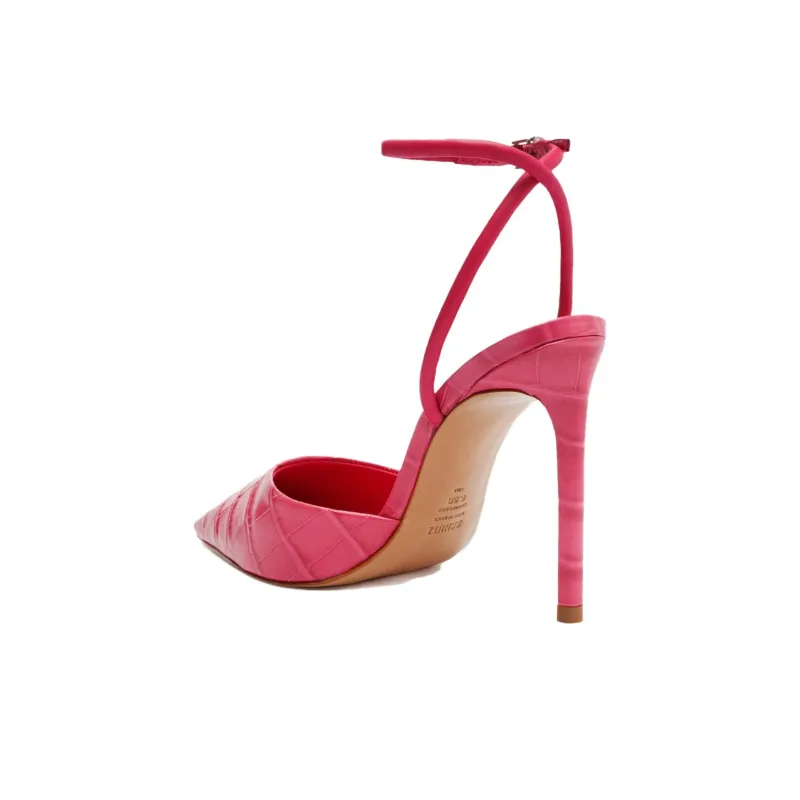 Schutz Deby Slim Heel High Heels 10cm Women's Pink-3