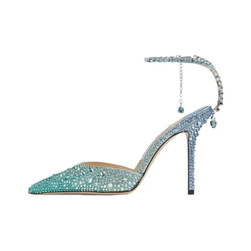 Jimmy Choo Saeda Crystal-embellished 100mm Pumps