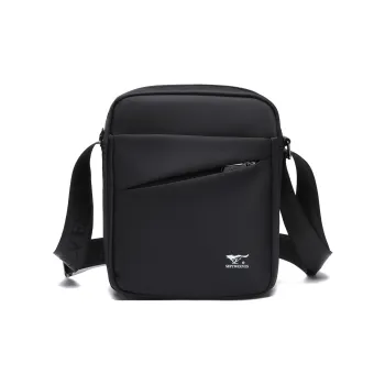 SEPTWOLVES Fabric Shoulder Bag Crossbody Bag Regular Men's Black