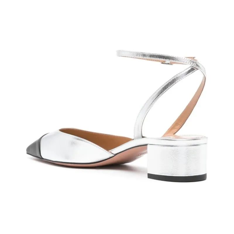 AQUAZZURA French Flirt 35mm Leather Pumps-3