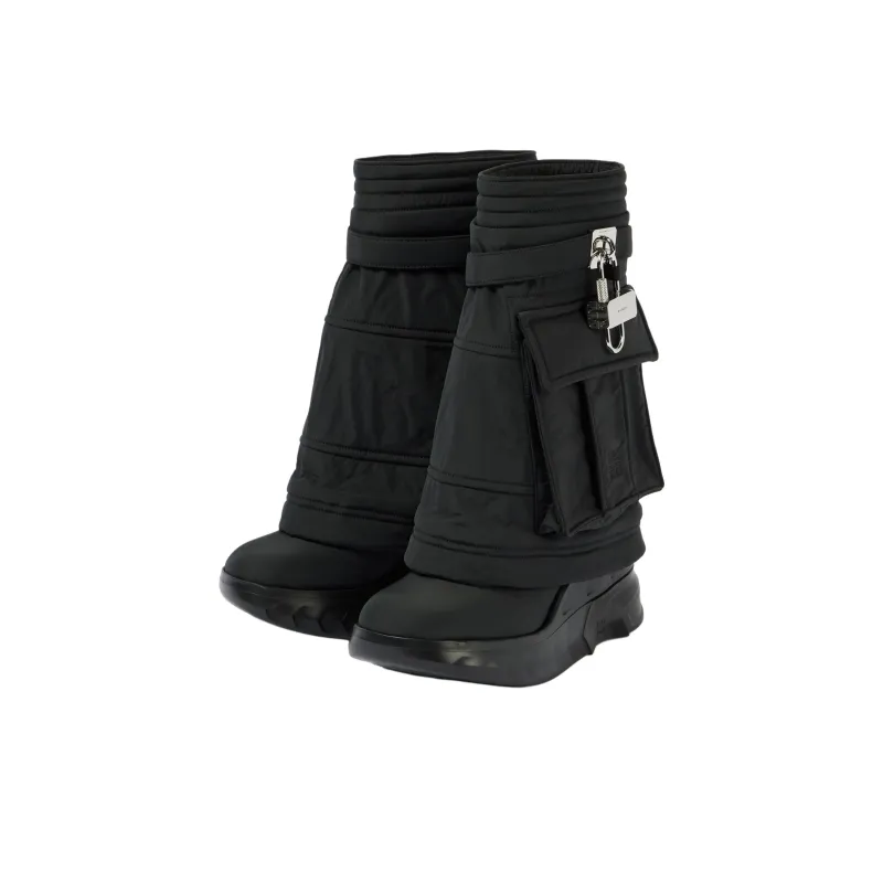 Givenchy Shark Lock Biker Ankle Boots 8.5cm Women's Black-2