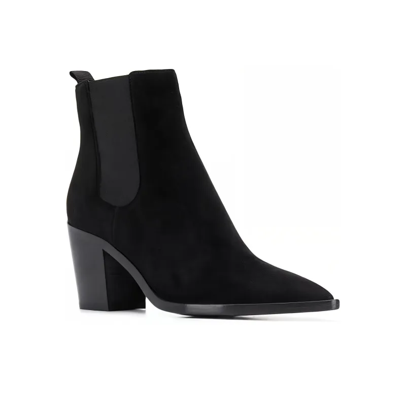 GIANVITO ROSSI Romney Crew Chelsea Boots Women's Black-2