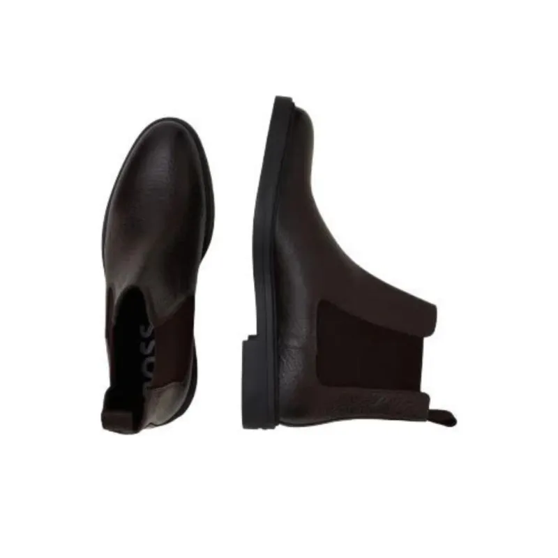HUGO BOSS Calev Chelsea Boots Men Dark Brown-6