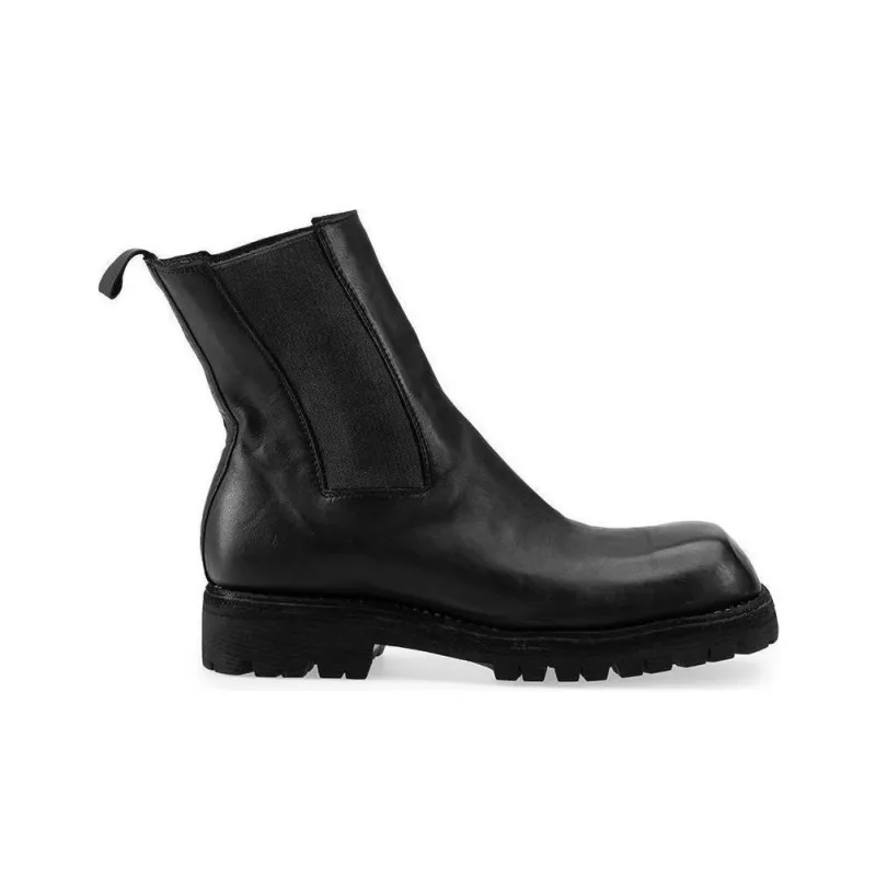 GUIDI Chelsea Boots Unisex Black-1