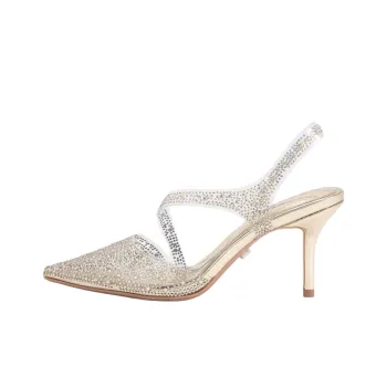 Kurt Geiger London Carvela Slim Heel High Heels 8cm Women's Gold