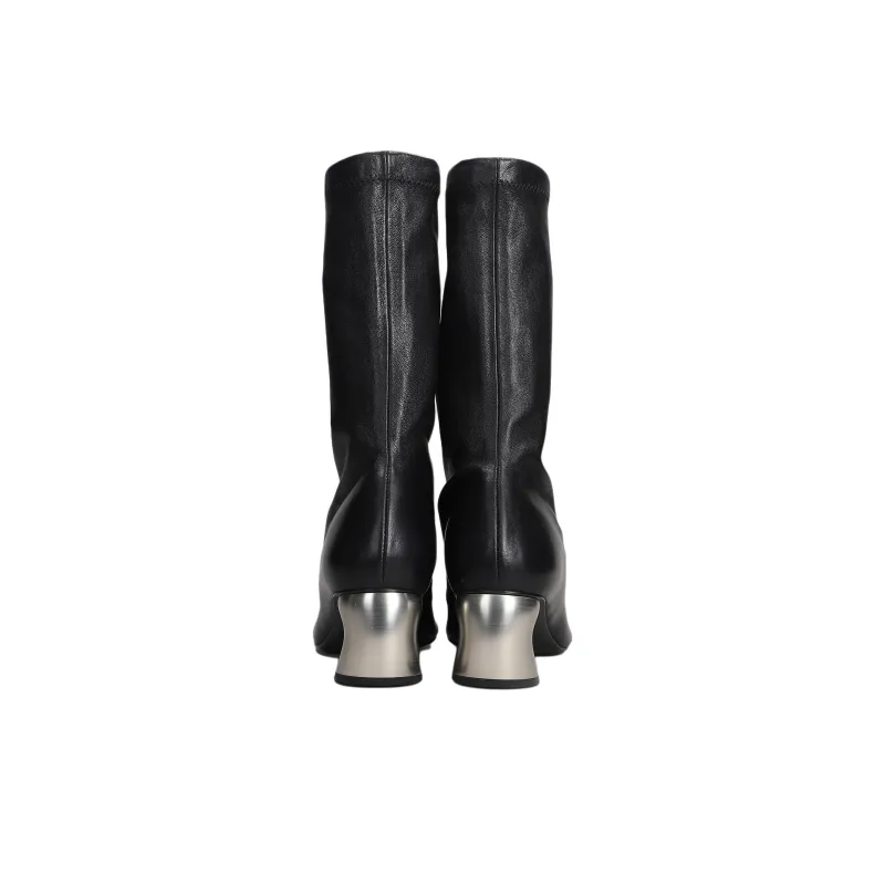 JIL SANDER Ankle Boots 5cm Women's Black-4
