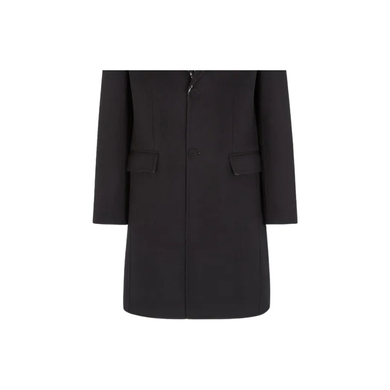 FENDI Coats Men Black-4