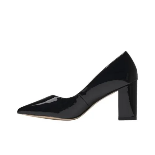 Stuart Weitzman/SW Avenue Chunky Heel High Heels 7.5cm Women's Black