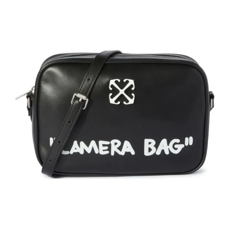 OFF WHITE Medium Jitney Quote Shoulder Bag-0