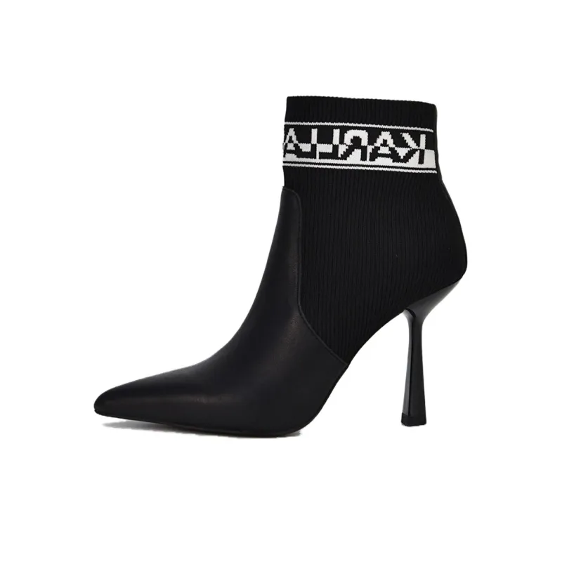 KARL LAGERFELD / Karl Lagerfeld Jeans Pandara Sock Style Ankle Boots Women's-0