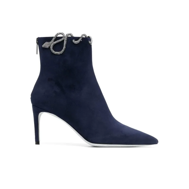 RENE CAOVILLA Ankle Boots Women's Blue-1
