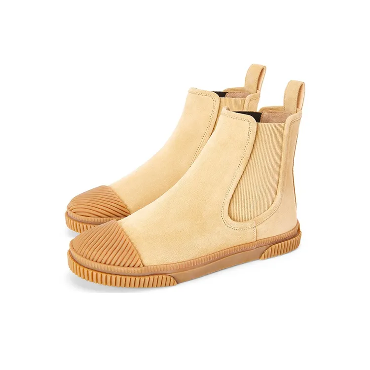 LOEWE Ankle-Length Chelsea Boots Men's Gold-2