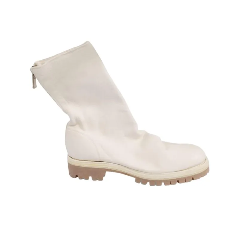 GUIDI Zip-fastening Leather Ankle Boots-1