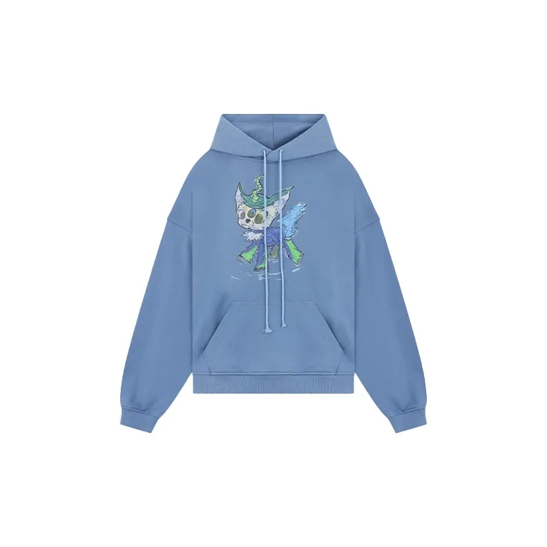 WE11DONE Sweatshirt Unisex Sky Blue-1