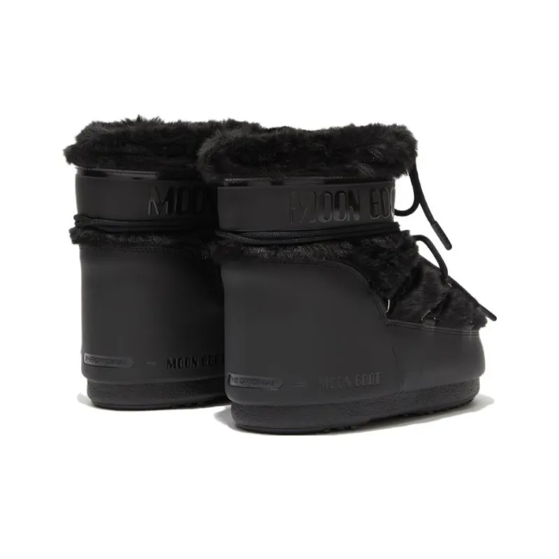 Moon Boot Icon Low Faux-Fur Lace-Up Boots-4